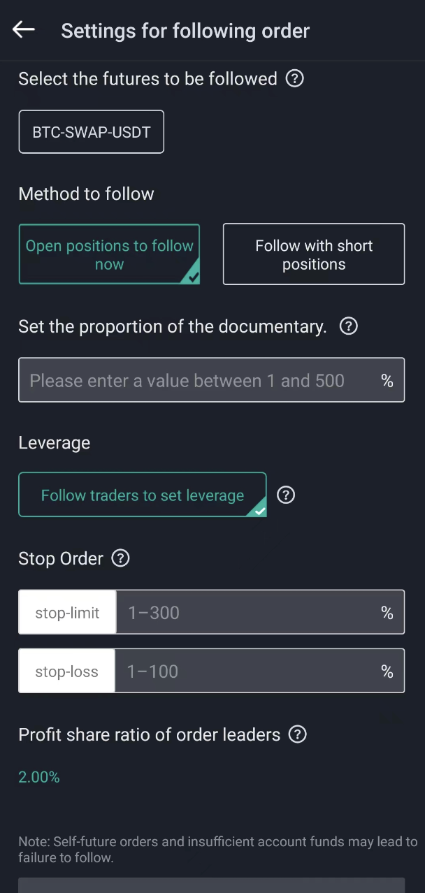 Doex Tutorial For One Click Copy Trading Web App Help Center